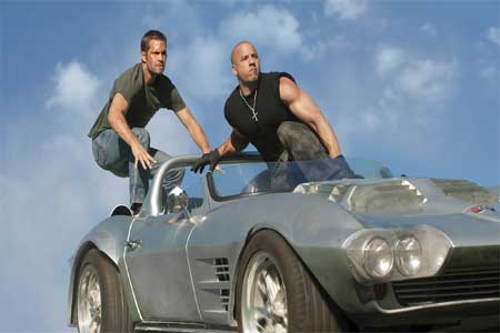 Vin Diesel and Paul Walker in FAST FIVE